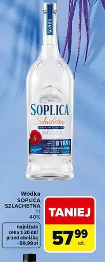 Carrefour Market Wódka SOPLICA SZLACHETNA 1 l 40% oferta