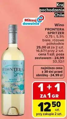 Carrefour Market Wino FRONTERA SPRITZER oferta