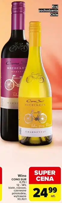 Carrefour Market Wino CONO SUR oferta