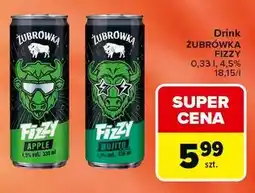 Carrefour Drink ŻUBRÓWKA FIZZY oferta