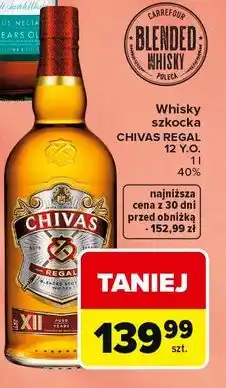 Carrefour Whisky szkocka CHIVAS REGAL 12 Y.O oferta