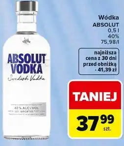 Carrefour Wódka ABSOLUT oferta