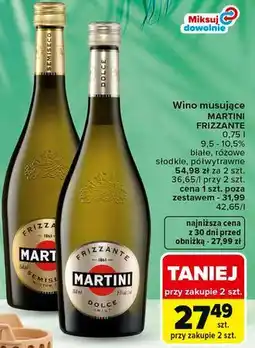Carrefour Market Wino musujące Martini Frizzante oferta