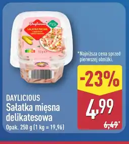 ALDI Sałatka mięsna delikatesowa oferta