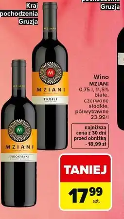 Carrefour Wino MZIANI oferta