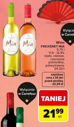 Carrefour Wino Freixenet Mia oferta