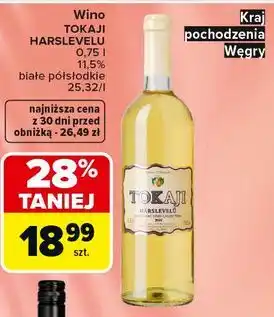 Carrefour Wino TOKAJI HARSLEVELU oferta