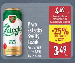 ALDI Piwo Žatecký Světlý Ležák oferta