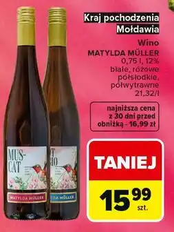 Carrefour Wino MATYLDA MÜLLER oferta
