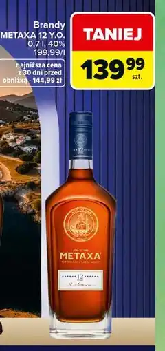 Carrefour Brandy METAXA 12 Y.O oferta