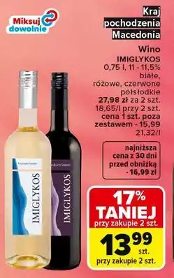 Carrefour Wino IMIGLYKOS oferta