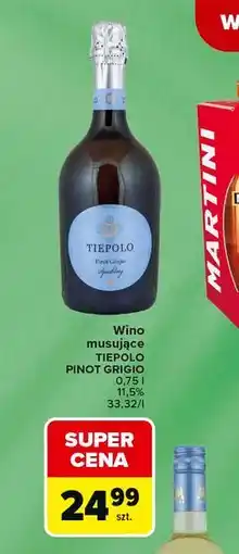 Carrefour Wino musujące Tiepolo Pinot Grigio oferta