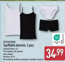 ALDI UP2FASHION Top/Majtki damskie, 2 pary oferta
