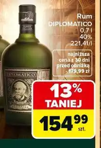 Carrefour Rum DIPLOMATICO oferta