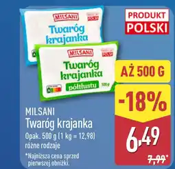 ALDI MILSANI Twaróg krajanka oferta