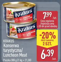 ALDI KRAKUS Konserwa turystyczna/Luncheon Meat oferta