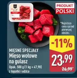 ALDI Mięso wołowe na gulasz oferta
