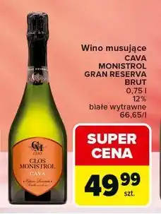Carrefour Wino musujące Cava Monistrol Gran Reserva Brut oferta