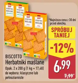 ALDI Biscotto Herbatniki maślane oferta