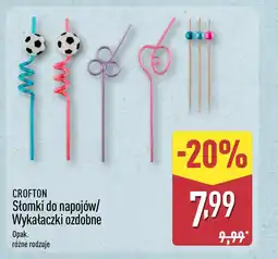 ALDI CROFTON Słomki do napojów/Wykałaczki ozdobne oferta