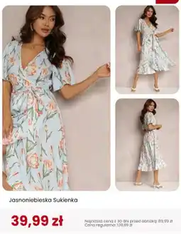 Renee Sukienka Renee jasnoniebieska oferta
