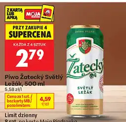 Biedronka Piwo Zatecky oferta