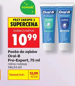 Biedronka Pasta do zębów Oral-B oferta