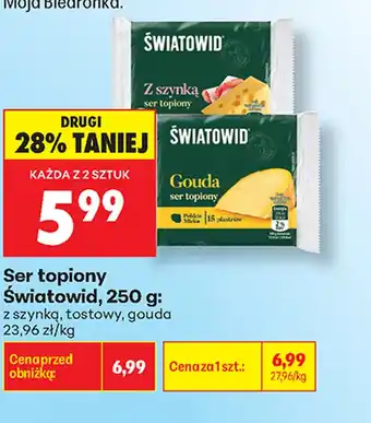 Biedronka Ser topiony Światowid oferta