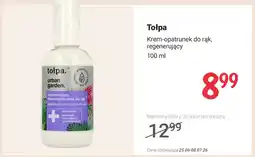 Rossmann Krem-opatrunek do rąk regenerujący Tołpa urban garden oferta