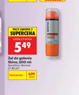 Biedronka Żel do golenia Skino oferta