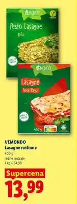 Lidl Lasagne roślinne Soya Ragu Vemondo oferta
