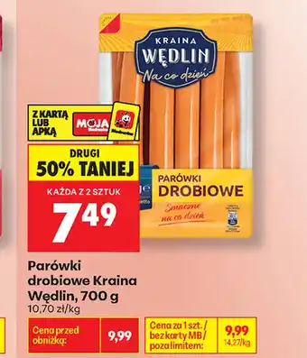 Biedronka Parówki Kraina Wędlin oferta