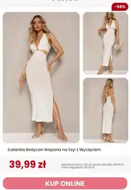 Renee Sukienka damska Bodycon Wiązana na Szyi z Wycięciem Renee oferta
