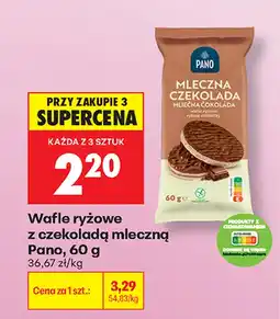 Biedronka Wafle ryżowe Pano oferta