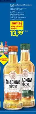 Lidl Wódka smakowa Żołądkowa Gorzka Malina-mięta oferta