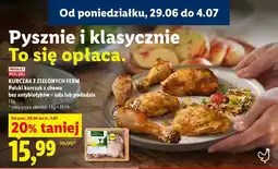 Lidl Podudzia z kurczaka z chowu bez antybiotyków Zielonych Ferm oferta