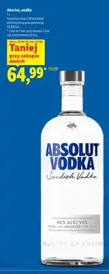 Lidl Wódka Absolut oferta