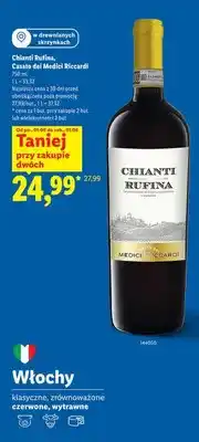Lidl Wino czerwone Chianti Rufina Casato dei Medici Riccardi oferta
