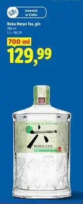 Lidl Gin Roku Noryo Tea oferta