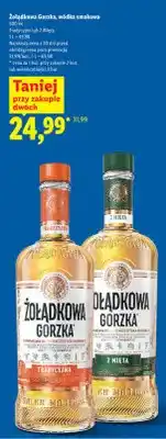 Lidl Wódka smakowa Żołądkowa Gorzka z Miętą oferta