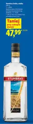 Lidl Wódka Stumbras Vodka oferta