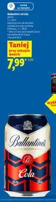 Lidl Drink Ballantine's & Cola oferta