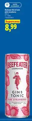 Lidl Drink Beefeater Gin & Tonic pink strawberry oferta