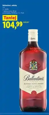 Lidl Whisky Ballantine's Finest oferta