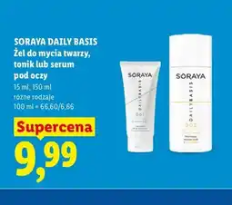 Lidl Tonik do twarzy Soraya Daily Basis oferta