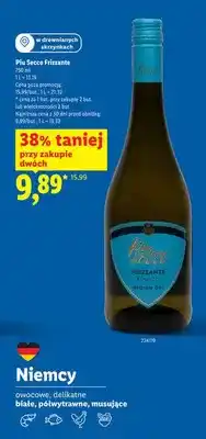 Lidl Wino musujące Piu Secco Frizzante oferta