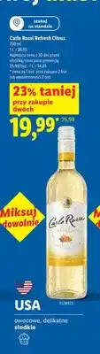 Lidl Wino Carlo Rossi Refresh Citrus oferta