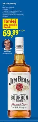 Lidl Whiskey Jim Beam Kentucky Straight Bourbon oferta