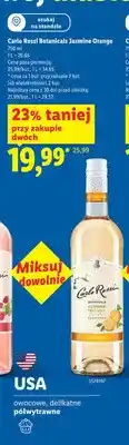 Lidl Wino Carlo Rossi Botanicals Jasmine Orange oferta