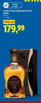 Lidl Whisky Cardhu 12-letni Single Malt Scotch oferta